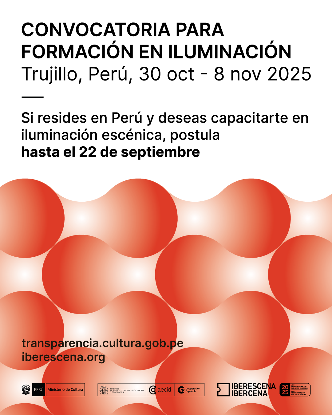 AECID e IBERESCENA lanzan en Perú una nueva edición de “Tecnologías de la Escena”, centrada en iluminación escénica