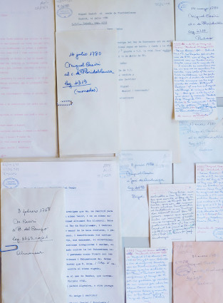 Cartas y extractos enviados por Miguel Casiri o a él