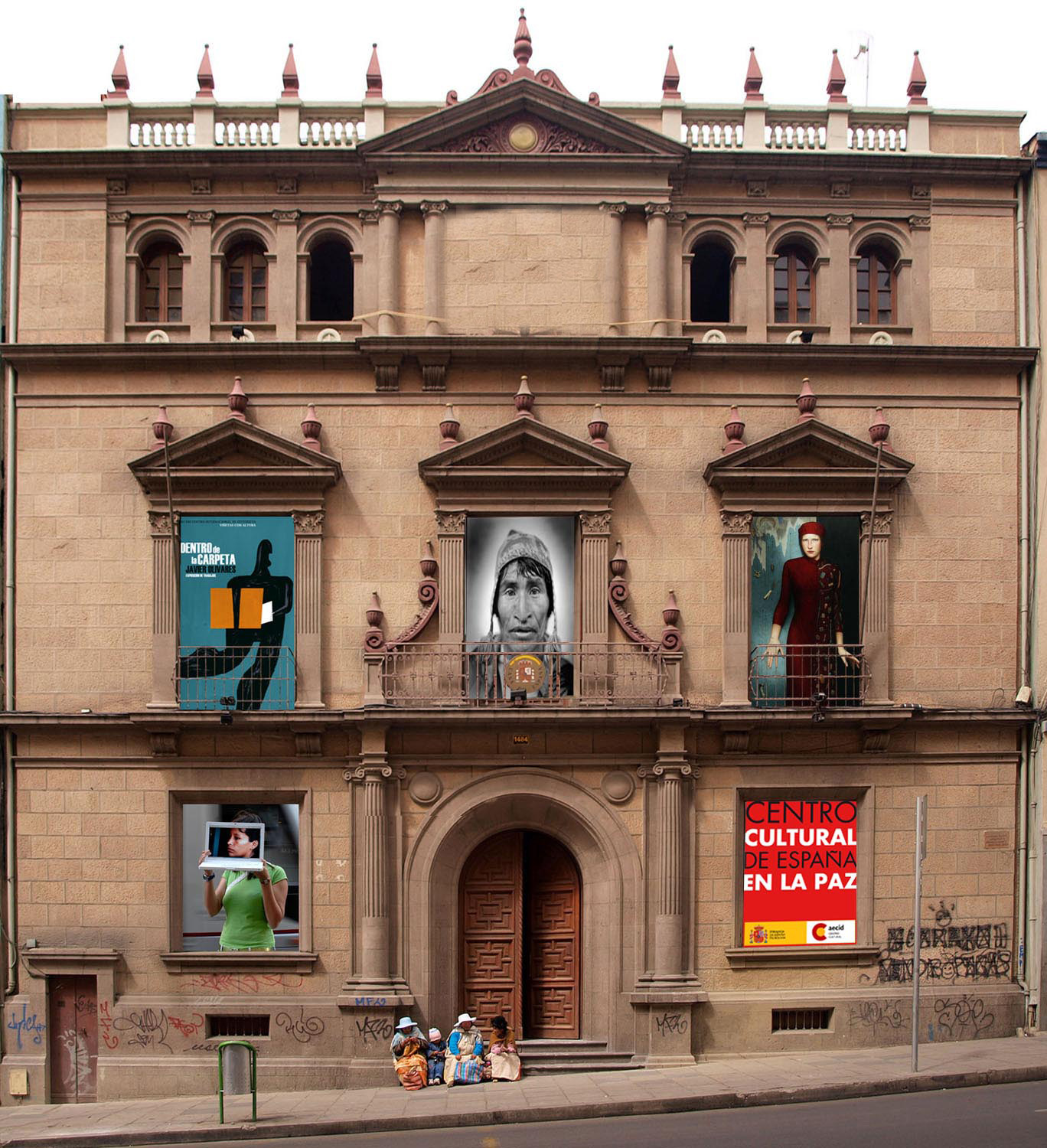 Fachada del Centro Cultural de Bolivia