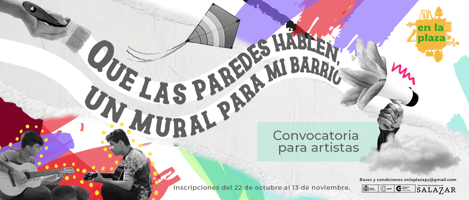Convocatoria para artistas Que las paredes hablen un mural para mi barrio