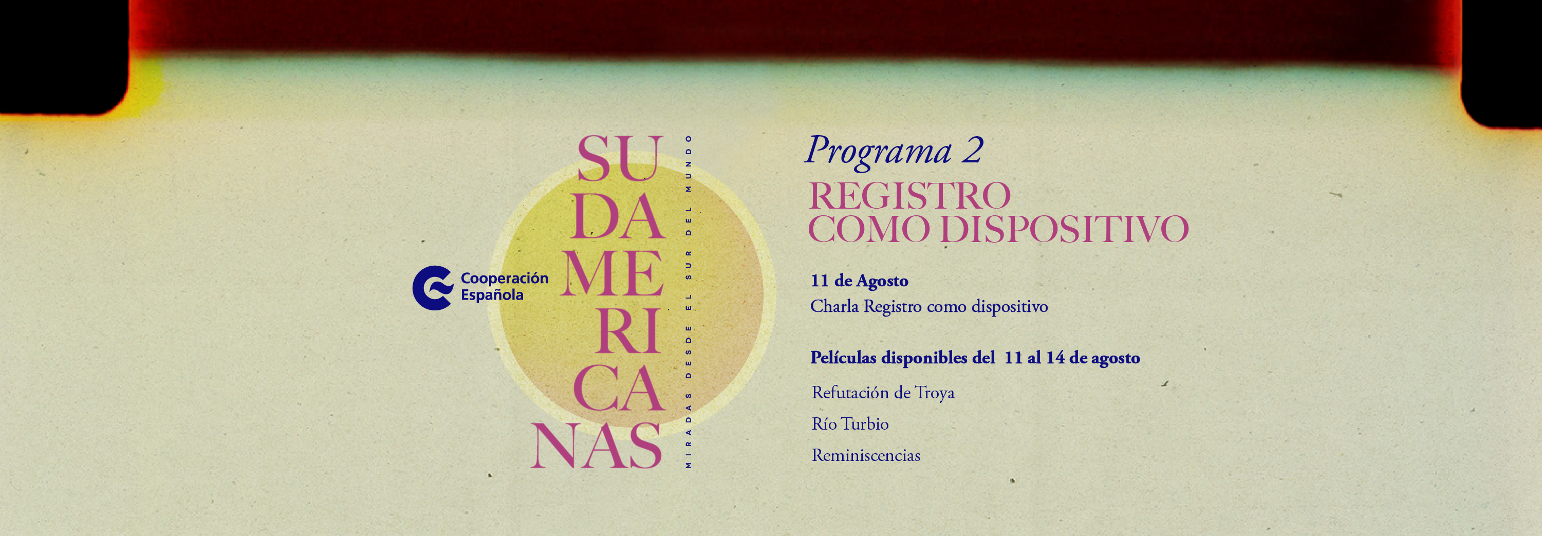 Sudamericanas Programa II Registro como dispositivo