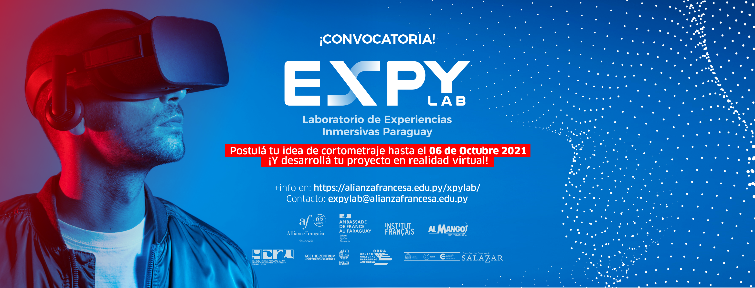Convocatoria Laboratorio de Experiencias Inmersivas Paraguay EXPYLAB