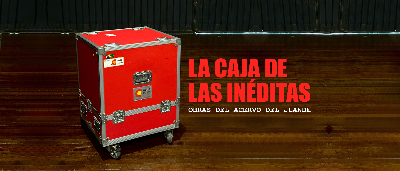 La caja de las inditas obras del acervo del Juan de Salazar en exposicin